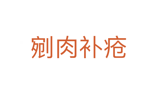 剜肉補(bǔ)瘡