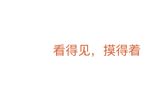 看得見(jiàn),摸得著