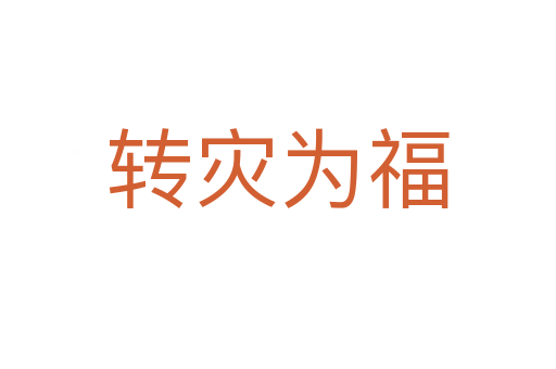 轉(zhuǎn)災(zāi)為福