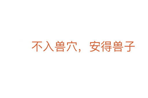 不入獸穴，安得獸子