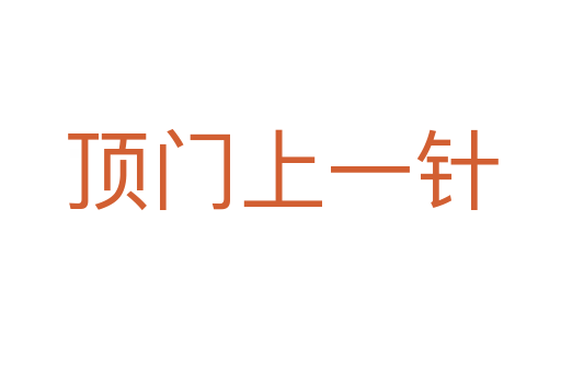 頂門上一針