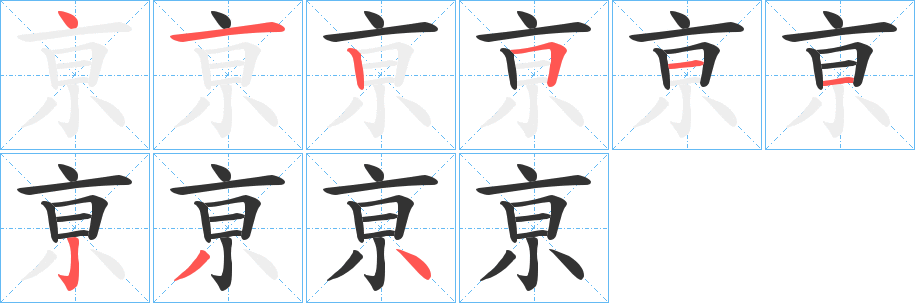 亰的筆順?lè)植窖菔?>
					
                    <hr />
                    <h2>亰的基本信息</h2>
                    <div   id=